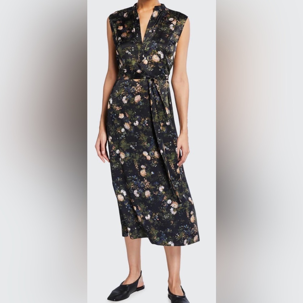 Vince Rose Field Popover Dress